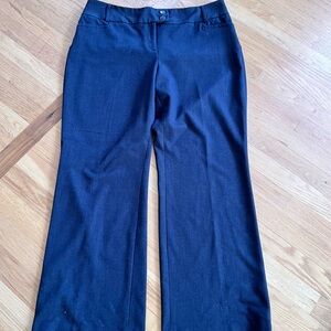 Ladies Size 14P "Rafaella" Charcoal Gray Trousers Business GUC ❤️